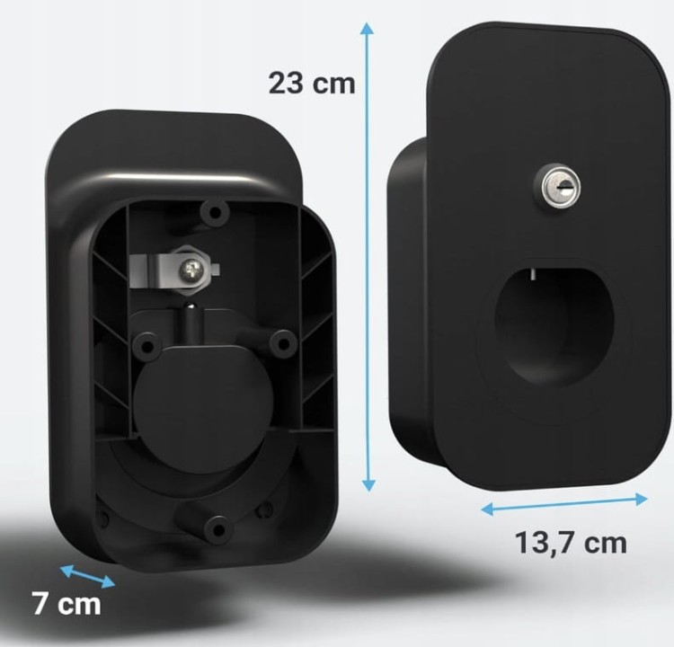Szafka bezpieczeństwa na Kabel ładowania EV Type 2 z kluczykiem dom/garaż