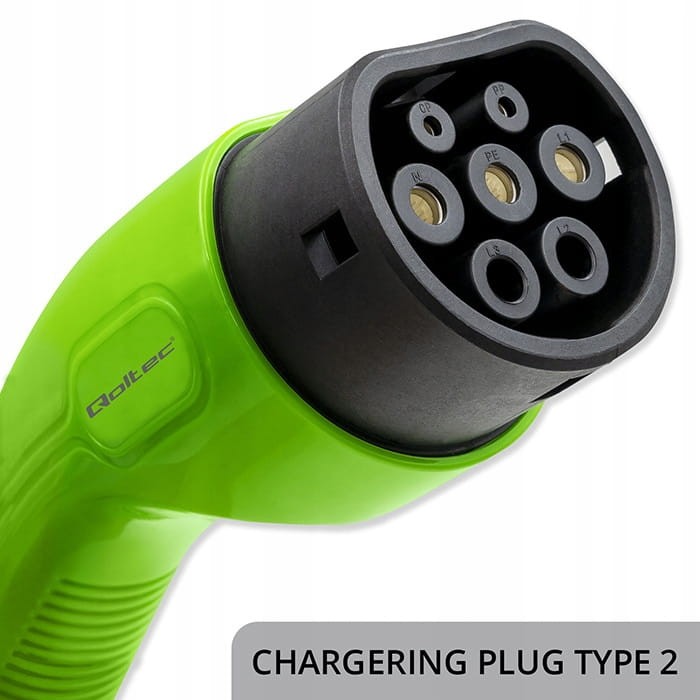 Ładowarka EV Qoltec mobilna 3.7kW + Schuko + torba + regulacja / kabel 5m