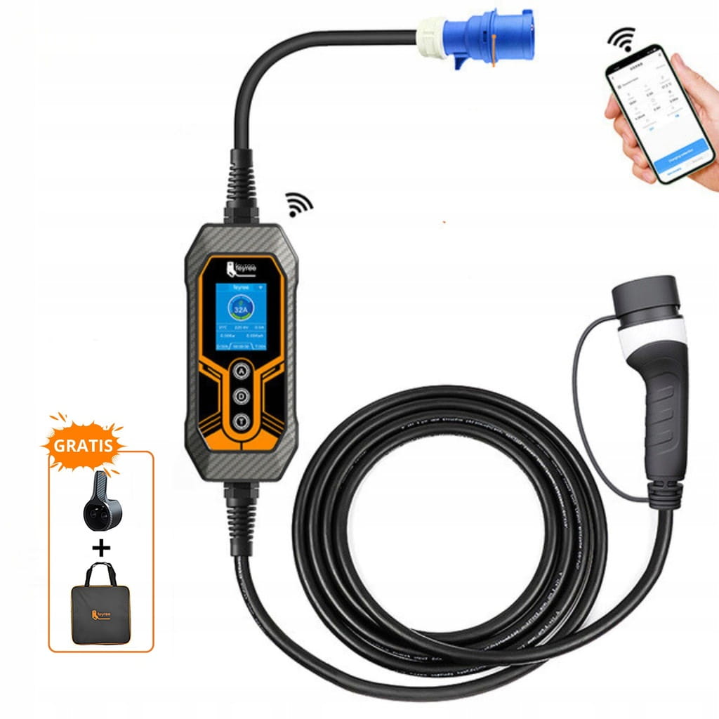 Ładowarka EV Feyree mobilna 7kW /kabel 5M/ RCD-B / Plug&Play / APP / 8-32A